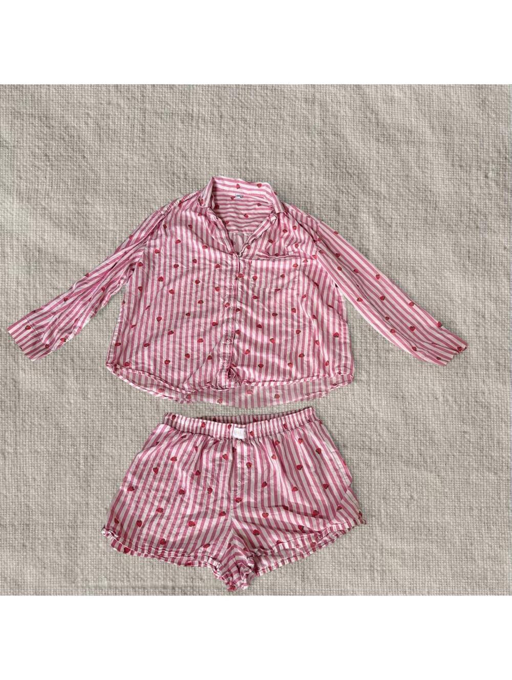 ONLY Women's Pink and Multi Pajama